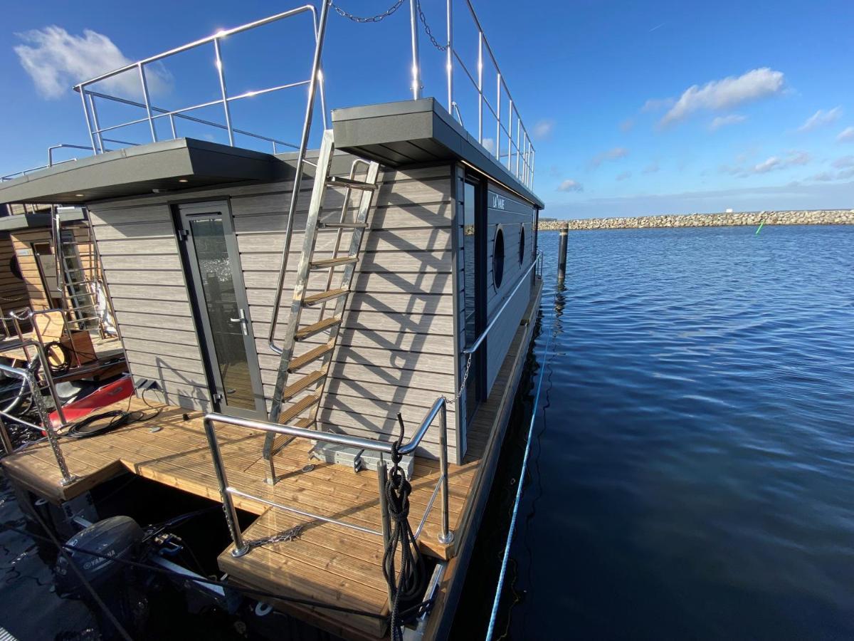 Hausboot Fjord Baltica Mit Dachterrasse In Barth Hotel Exterior foto